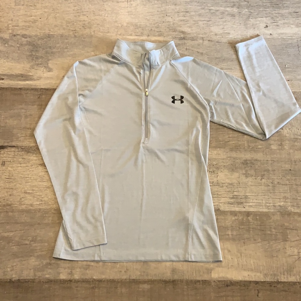 Under Armour Heat Gear Top PALE AQUA COLOR (See All Photos) - Picture 4 of 7